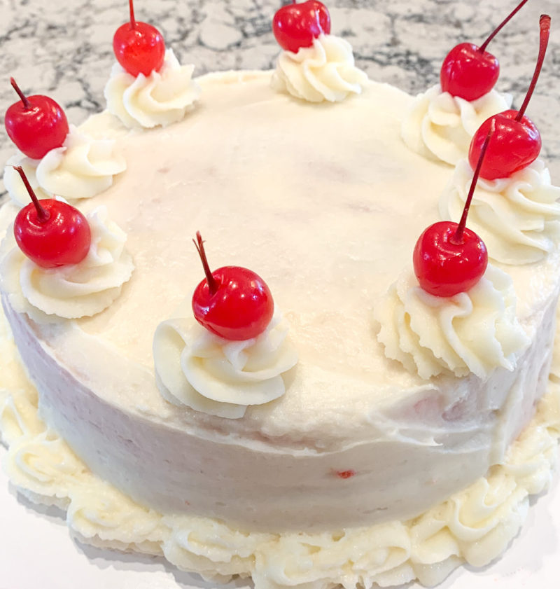 Cherry Chip Cake