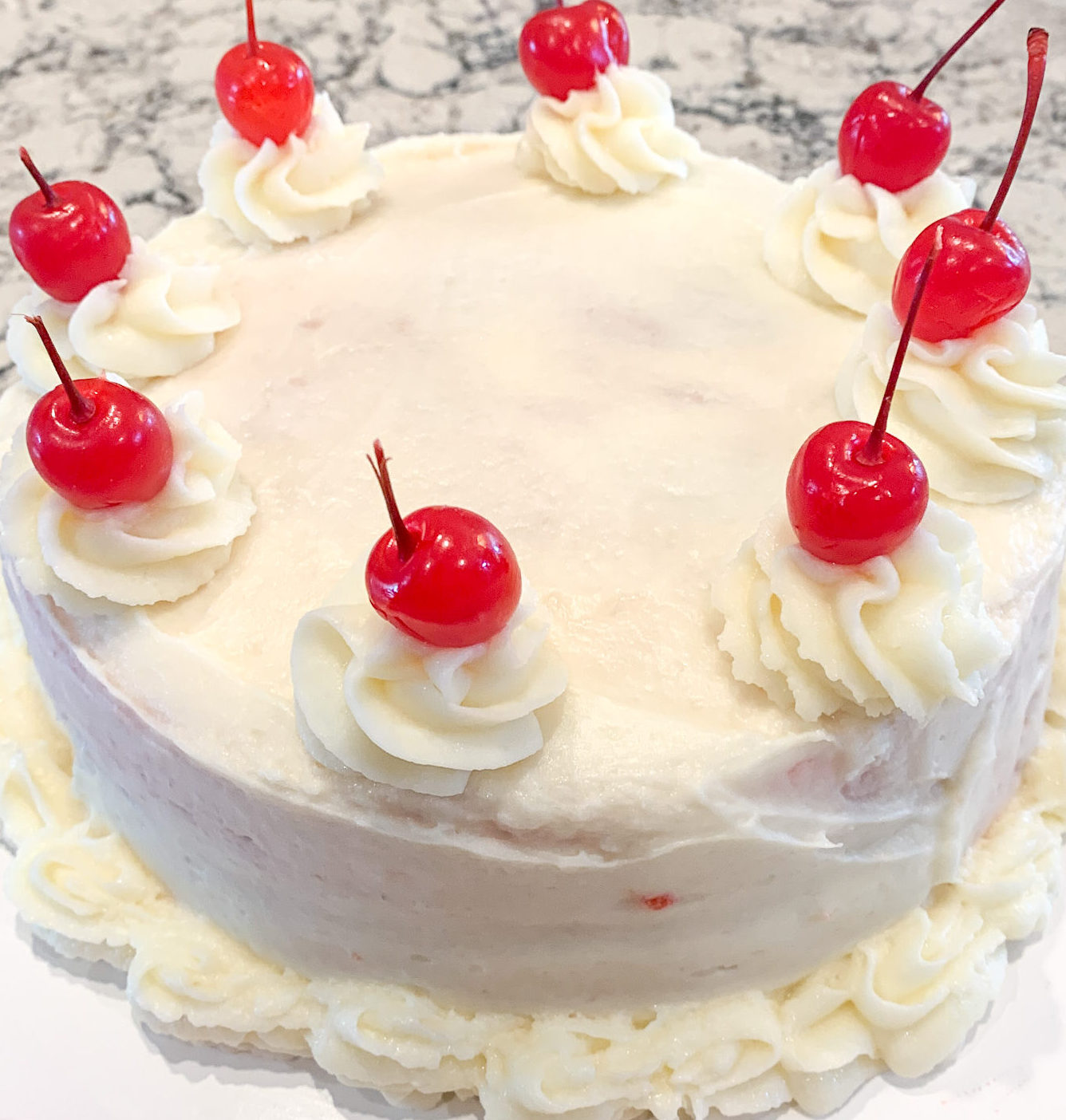 Cherry Chip Cake