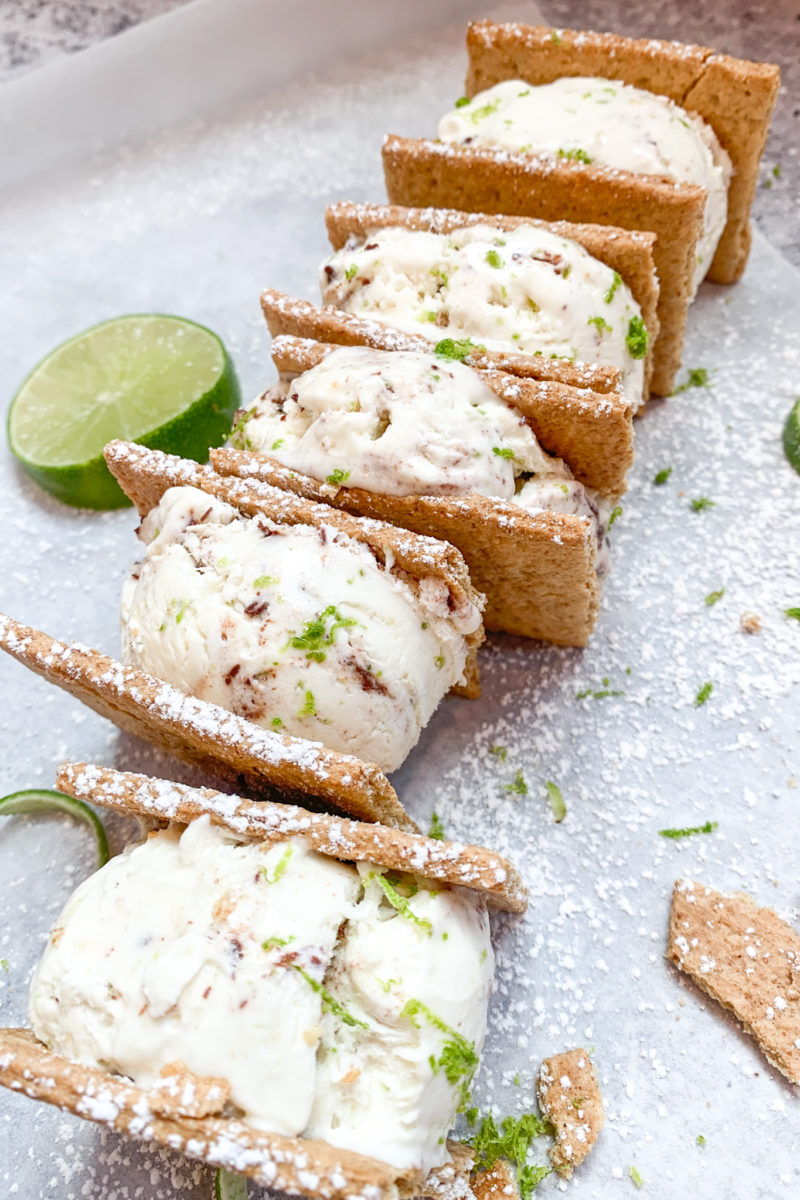 Key Lime Pie Ice Cream Sandwiches