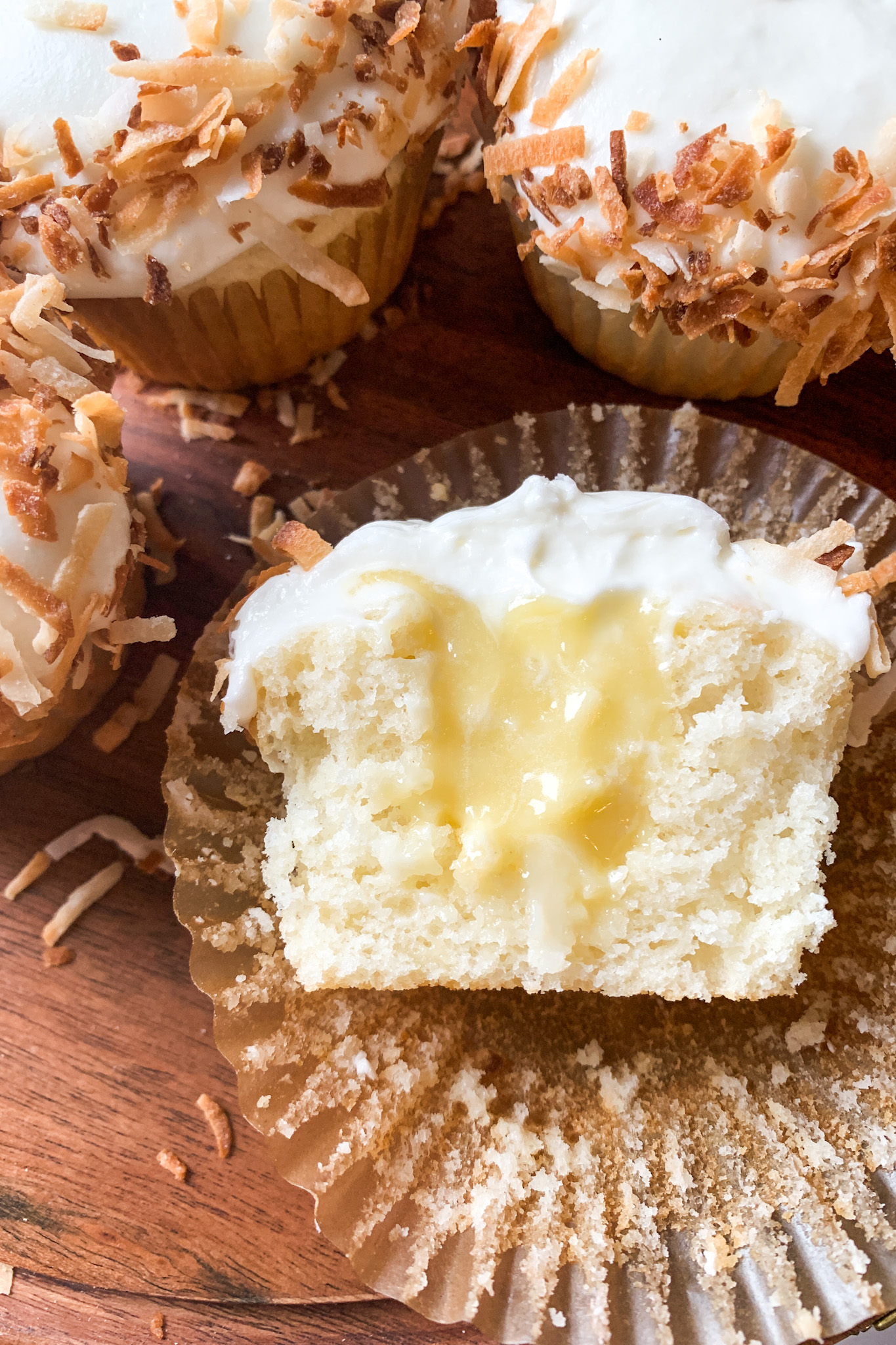Coconut Cream Cupcakes - Recipes - The Big Booty Baker
