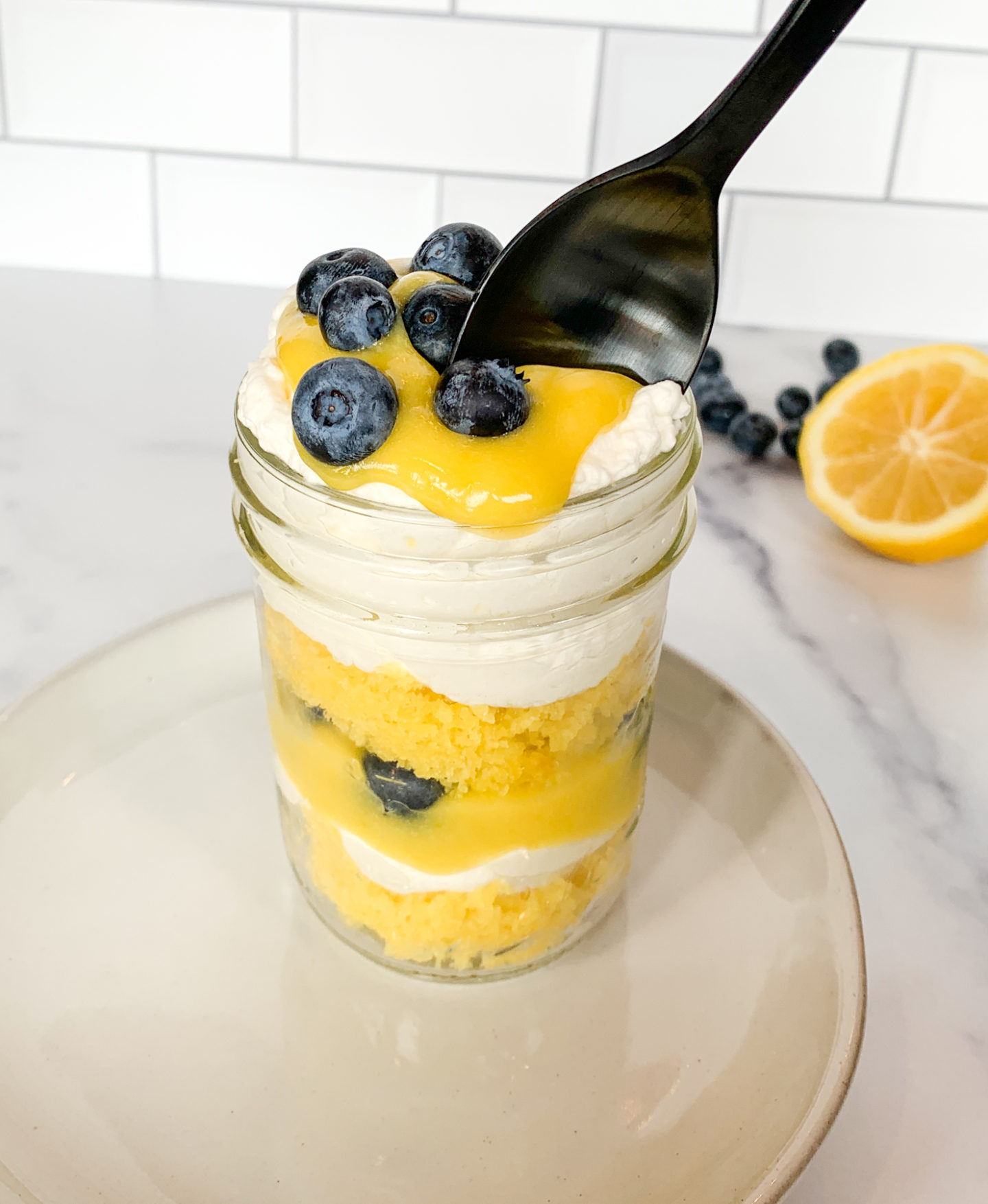 Lemon Blueberry Trifle